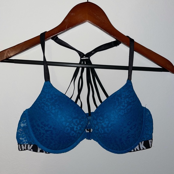 PINK Victoria's Secret Other - VS PINK Blue Push-up Bra